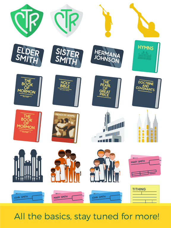 Mormon Starter Pack | Mormoji by Mormon Buzzz™ iPad screenshot 2 - Lifestyle app