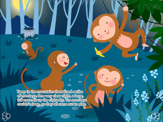 Screenshot #4 pour The Monkeys Who Tried to Catch the Moon iBigToy