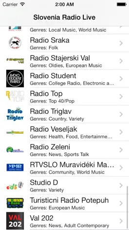 Game screenshot Slovenia Radio Live Player (Slovene or Slovenian / slovenski jezik or slovenščina / Slovenija) hack