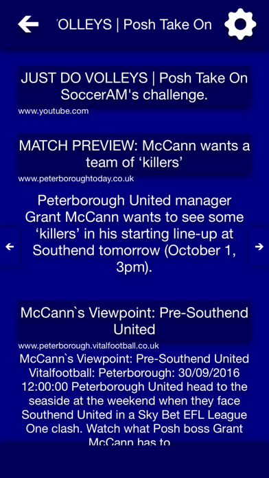 Screenshot #3 pour All The News - Peterborough United Edition