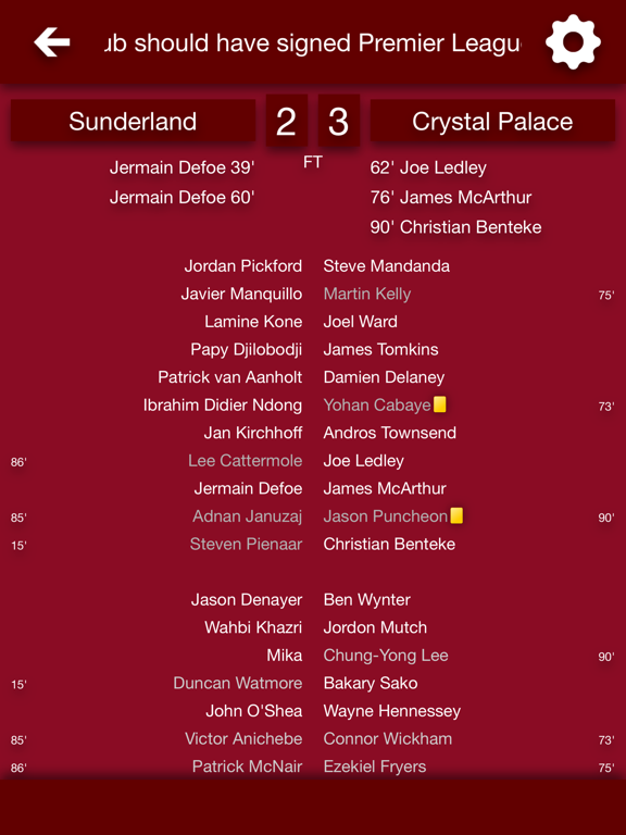 Screenshot #6 pour All The News - Crystal Palace FC Edition