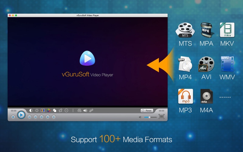 Screenshot #1 pour Video Player vGuru: DVD Player