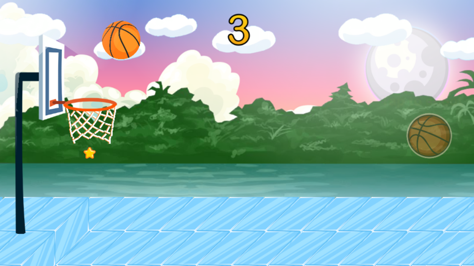 #1. Ballhop! Three Point Contest Most Addictive Game (iOS) 由: Alongkorn Wongvisate
