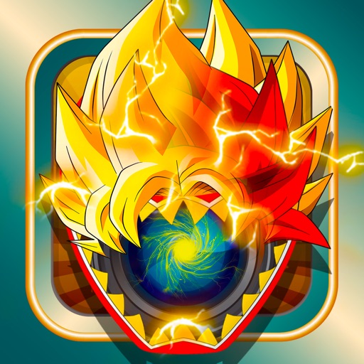 Manga & Anime Power Dragon Sticker Camera Icon