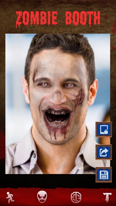 Screenshot #3 pour Zombie Games - Face Makeup Cam