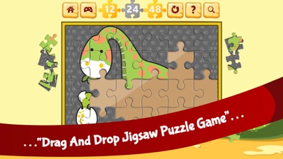 Cute Dinosaur Jigsaw Puzzle screenshot 2