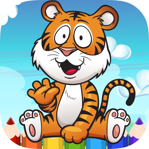 Animal Coloring Book - Painting Game for Kids Icon