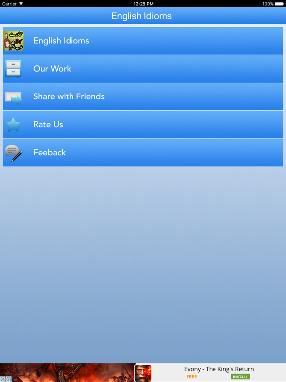 Screenshot #5 pour English Idioms et Phrases en ourdou