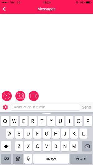 CackleChat - Self-Destructing messages