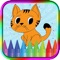 Cute Animals - Kids Coloring Book 1