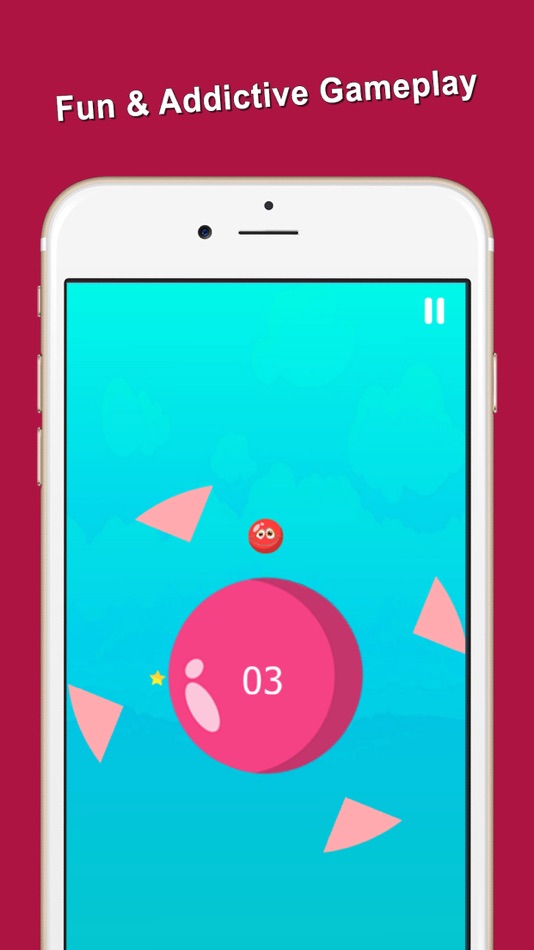 Spinning Circle Red Bouncing Balls Jump - 1.0 - (iOS)