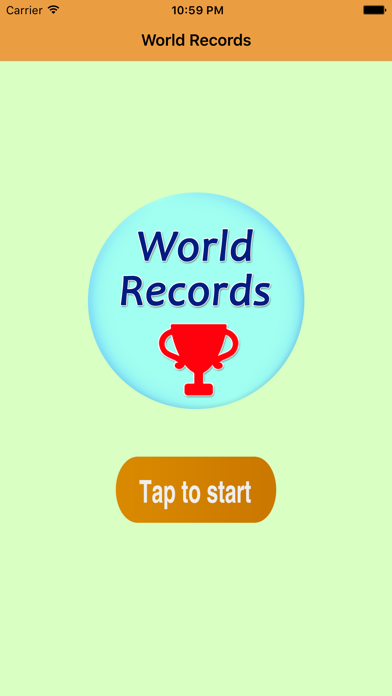 Best World Records iPhone screenshot