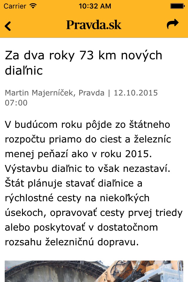 Pravda.sk screenshot 2