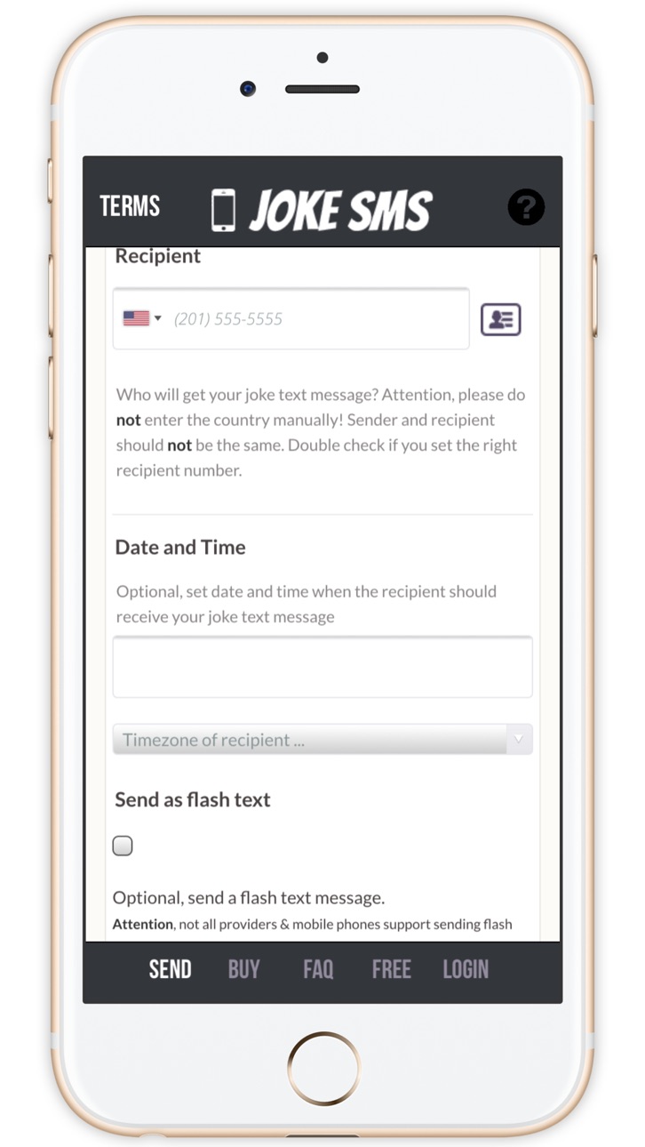 iPhone screenshot