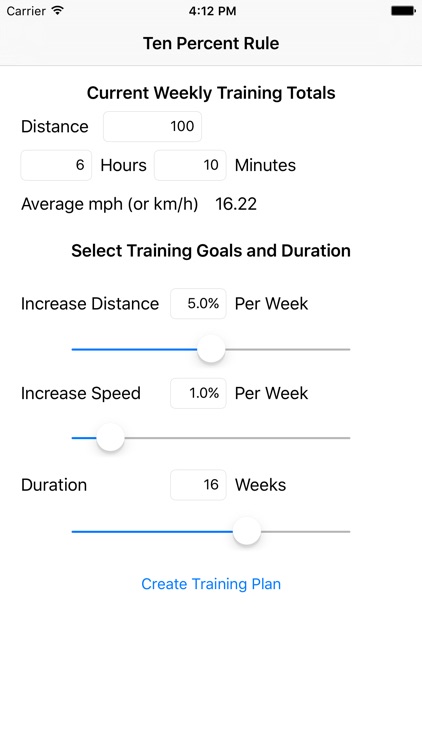 Ten Percent Rule Cycling