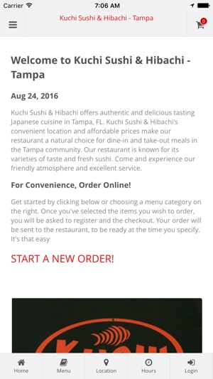 Kuchi Sushi & Hibachi - Tampa Online Ordering(圖1)-速報App