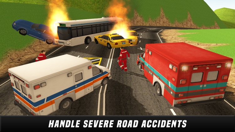 Ambulance Rescue Driving 3D screenshot-3