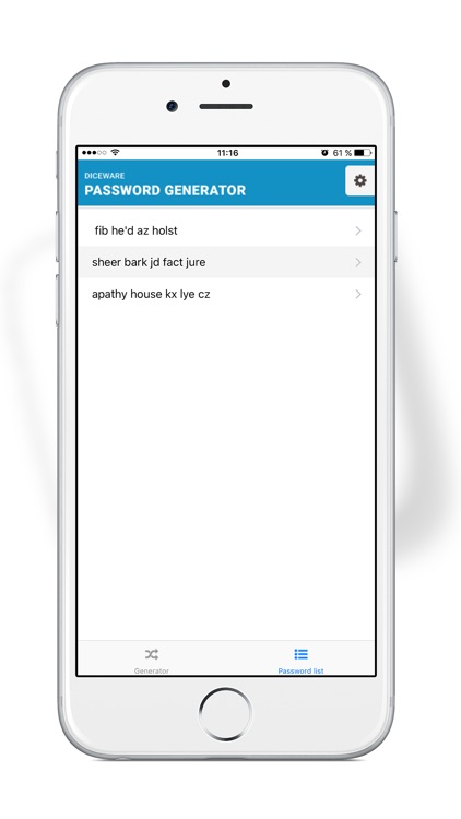 Diceware Password Generator.