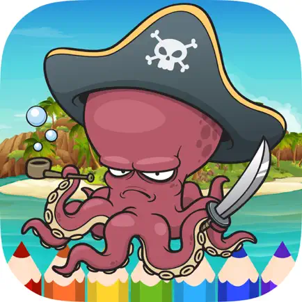 Pirate Coloring Book Pages - Painting Game for Kid Cheats