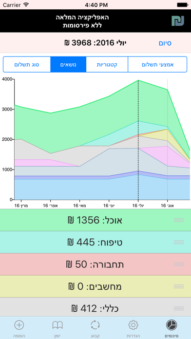 הוצאות לייט screenshot