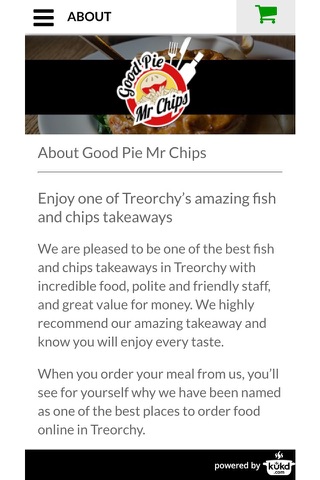 Good Pie Mr Chips Fast Food Takeaway screenshot 4