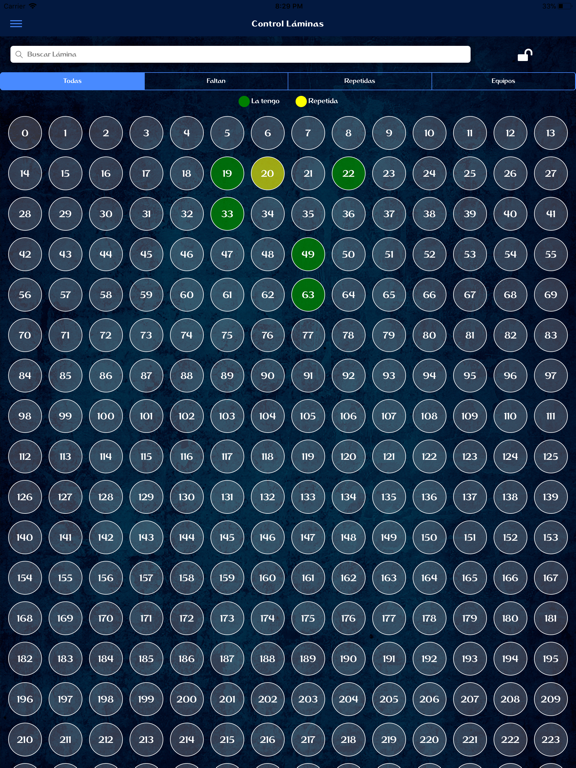 Láminas iPad screenshot 2 - Sports app
