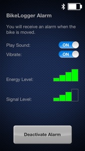 BikeLogger | Gadget with anti-theft alarm! screenshot #2 for iPhone