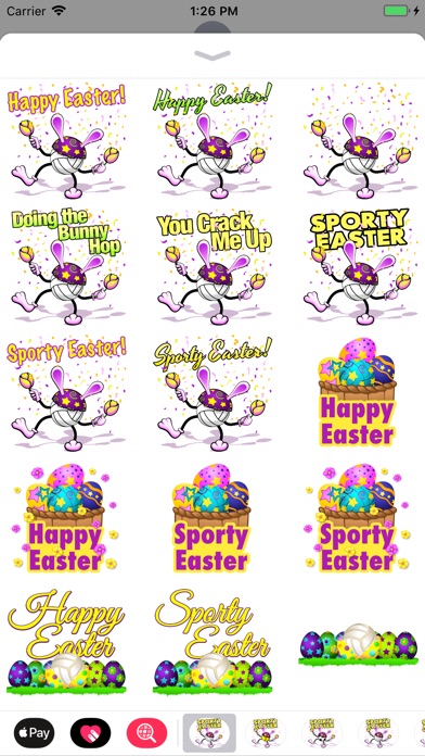 Easter Volleyball Stickers screenshot 2