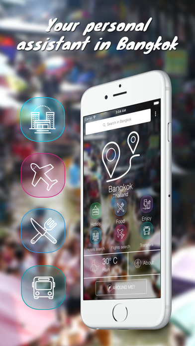 Screenshot #1 pour Bangkok City Guide - travel guide with maps