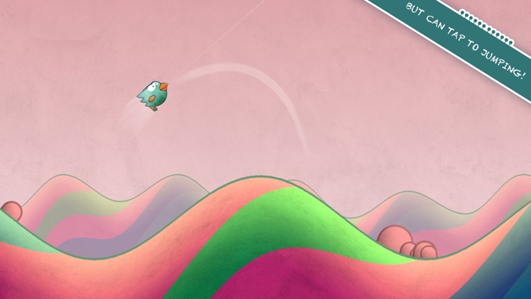 tiny bird wings and jump