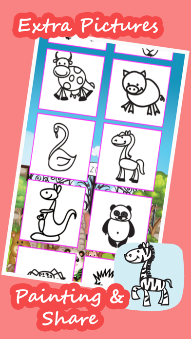 How to cancel & delete Adorable Animal Coloring Pages Creativity for Kids from iphone & ipad 3