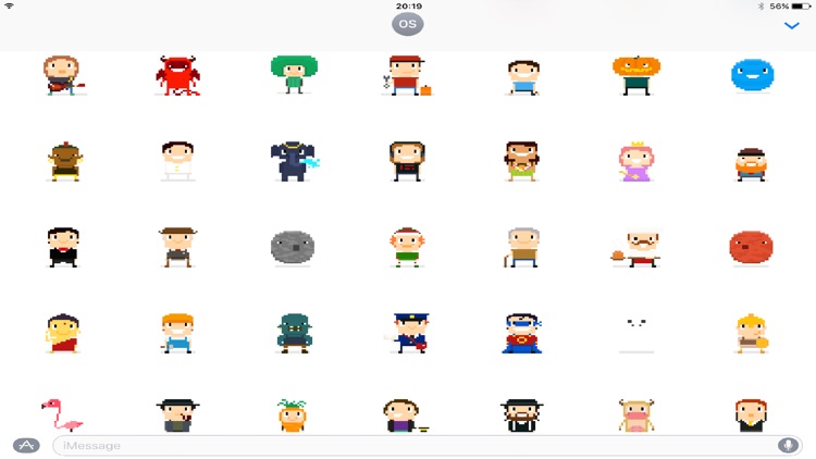 200 Pixel Art Stickers for iMessage