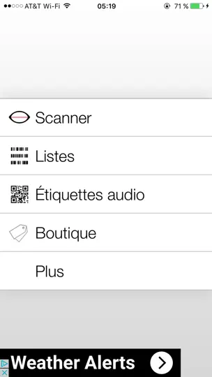 Capture d'écran de Digit-Eyes Lite sur iPhone 1