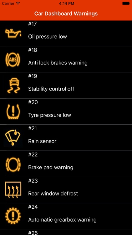 Car Warning Lights