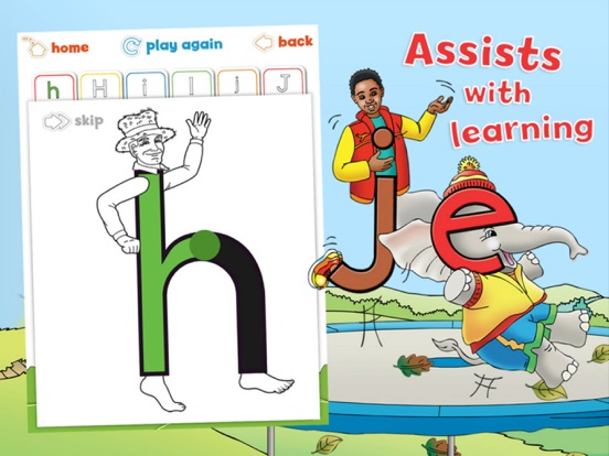 Letterland Stories HIJ iPad screenshot 4 - Education app