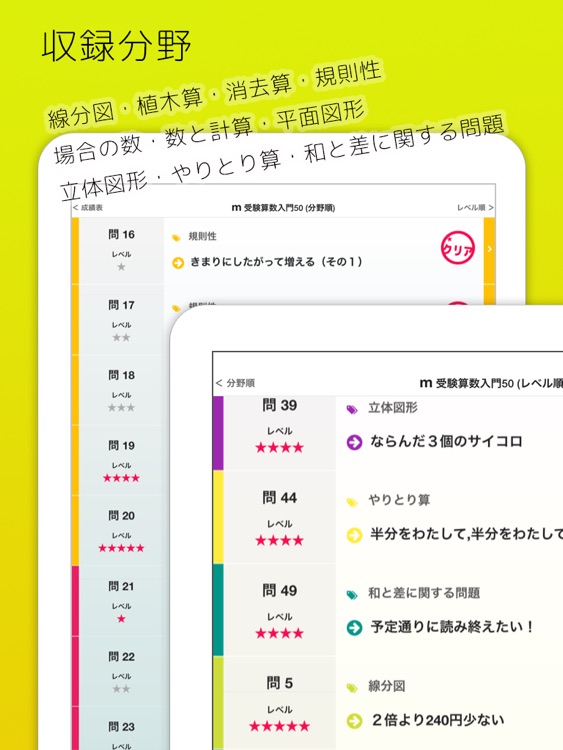 精選50題  受験算数入門  みんなの算数オンライン