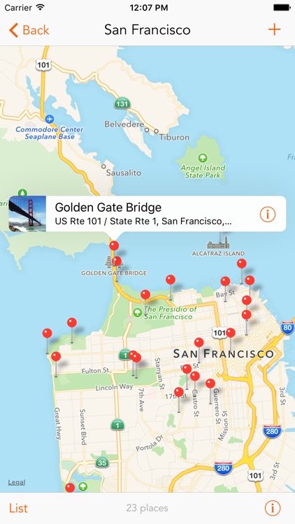 Voyager - Bookmark your favorite places screenshot-3