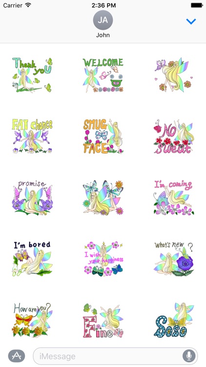 Butterfly-Fairy Sticker