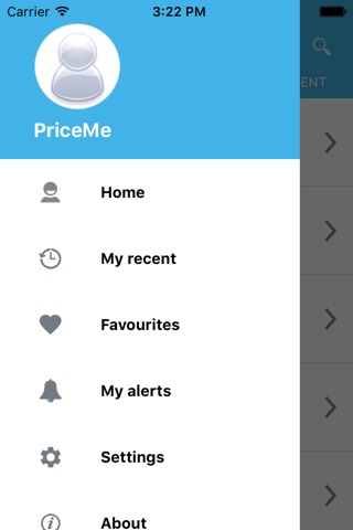 PriceMe Application screenshot 2