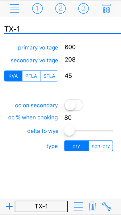 Transformer Calc Pro Screenshot