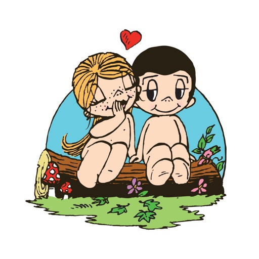 Love is (comics by Kim Casali) Stickers icon