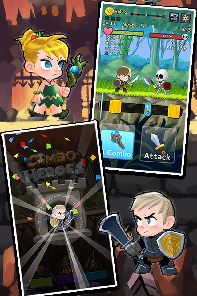 Combo Heroes: Knight vs. Monster Age Super League screenshot 2