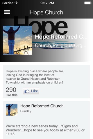 Hope Reformed Church screenshot 2