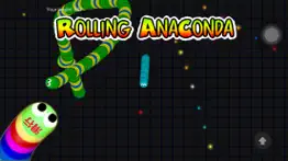 rolling anaconda snake dash games iphone screenshot 2