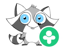 You will love the Little Raccoon stickers