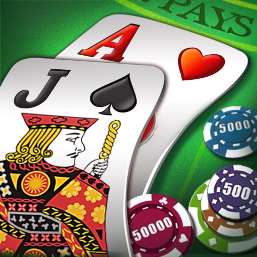 AE Blackjack - Free Classic Casino Card Game with Trainer iOS App