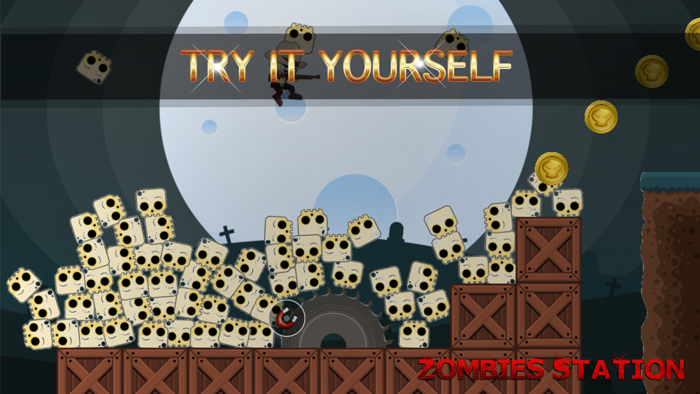 Zombies Station 2D - Shooting Ghost of Seoul