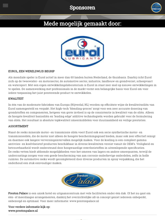 Screenshot #6 pour Preston Palace Rallyteam