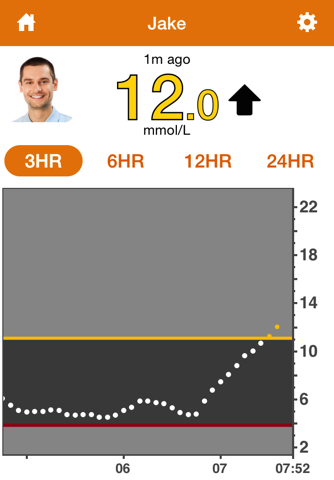 Dexcom Follow mmol/L DXCM15 screenshot 2