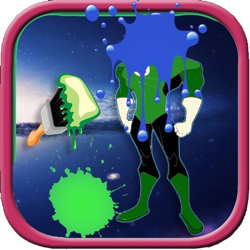 Draw Pages Game Greenlantern Version iOS App